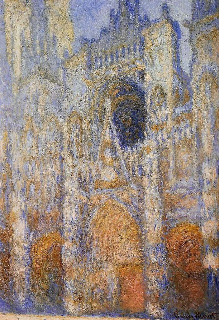 Claude Monet The Portal of Rouen Cathedral at Midday